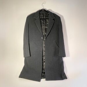 Men's Heavy Wool Single-Breasted Coat